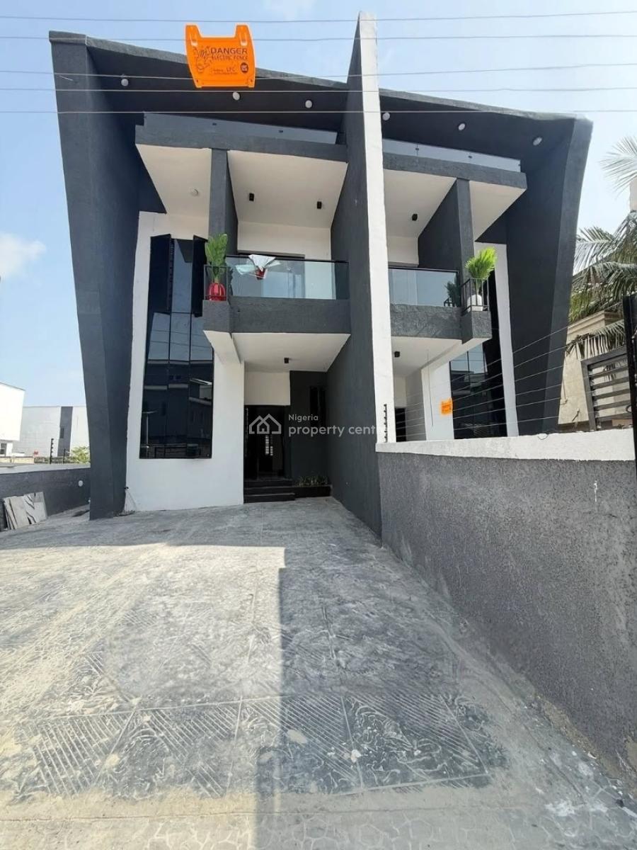 Self Serviced Four Bedroom Semi Detached Duplex, Sangotedo, Ajah, Lagos, Semi-detached Duplex for Sale