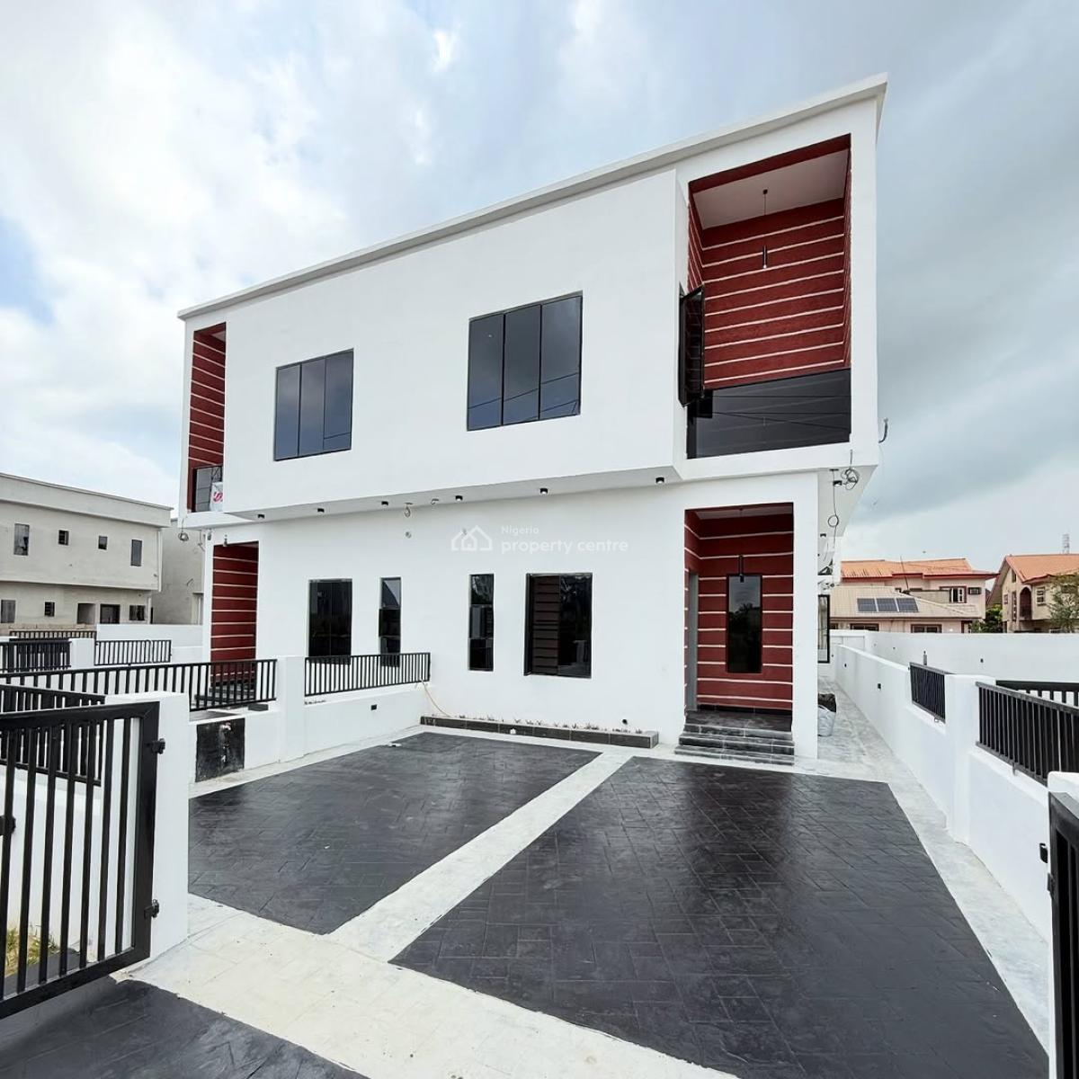Newly Built 4 Bedroom Semi Detached Duplex, Sangotedo, Ajah, Lagos, Semi-detached Duplex for Sale