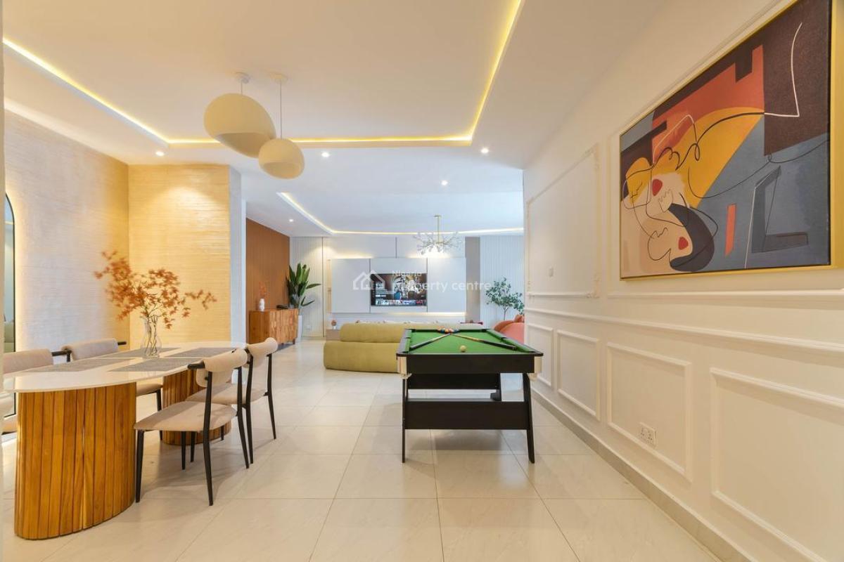 Luxurious 3 Bedroom Apartment, with a Sea View From The Masters Room., Lekki Phase 1, Lekki, Lagos, Terraced Duplex Short Let