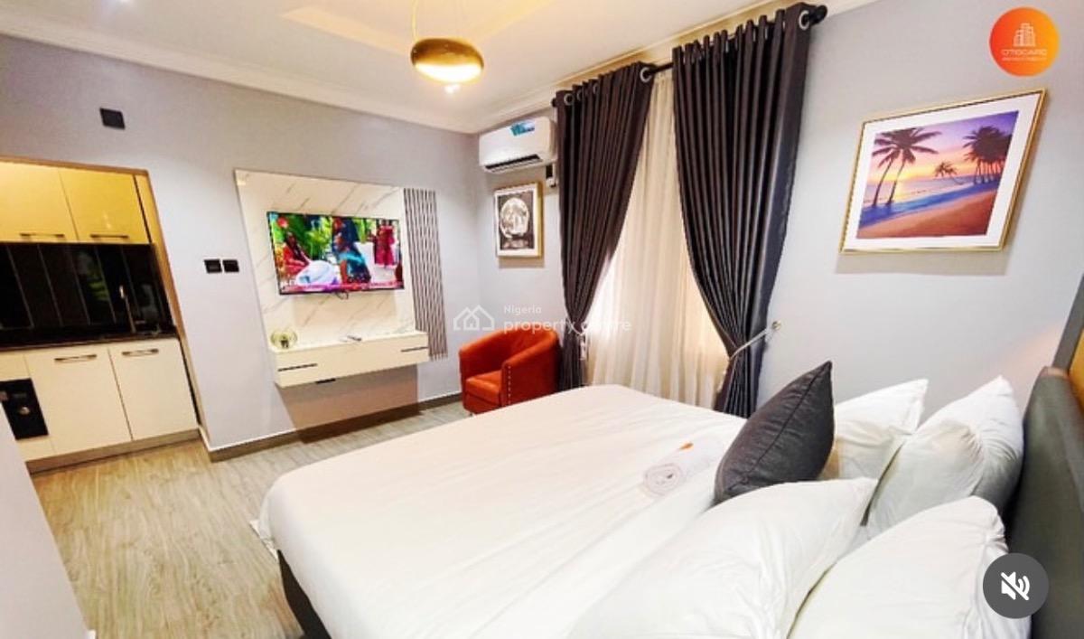 Furnished 1 Bedroom Studio Apartment with Swimming Pool, Agbaoku, Opebi, Ikeja, Lagos, Mini Flat (room and Parlour) Short Let