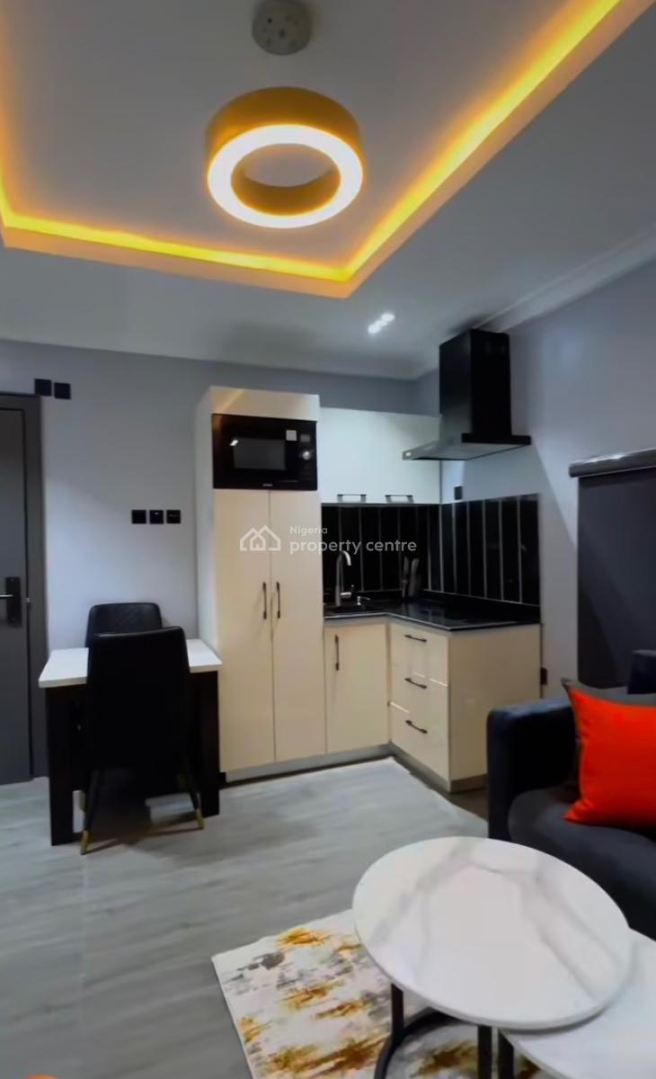 Furnished 1 Bedroom Studio Apartment with Swimming Pool, Agbaoku, Opebi, Ikeja, Lagos, Mini Flat (room and Parlour) Short Let