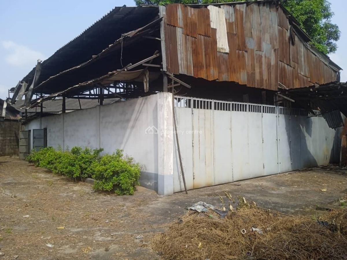 Warehouse on Above 1 Plot of Land Measuring 568 Sqm in Port Harcourt, Along Aba Road Port Harcourt., Port Harcourt, Rivers, Warehouse for Sale