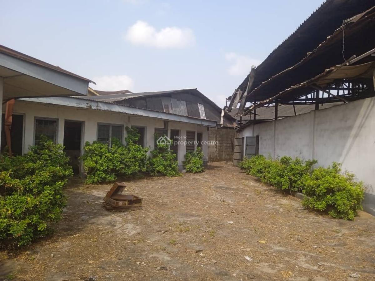 Warehouse on Above 1 Plot of Land Measuring 568 Sqm in Port Harcourt, Along Aba Road Port Harcourt., Port Harcourt, Rivers, Warehouse for Sale
