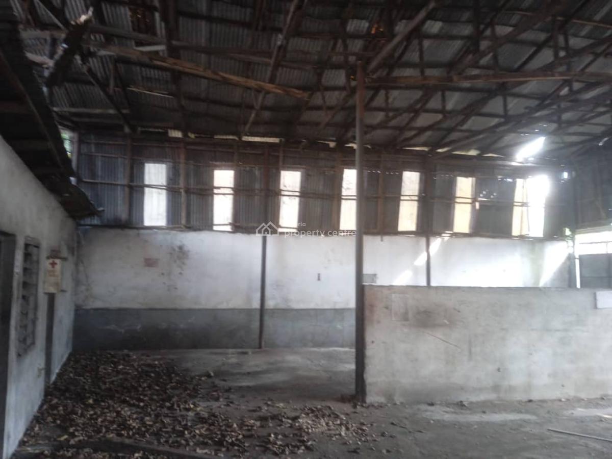 Warehouse on Above 1 Plot of Land Measuring 568 Sqm in Port Harcourt, Along Aba Road Port Harcourt., Port Harcourt, Rivers, Warehouse for Sale