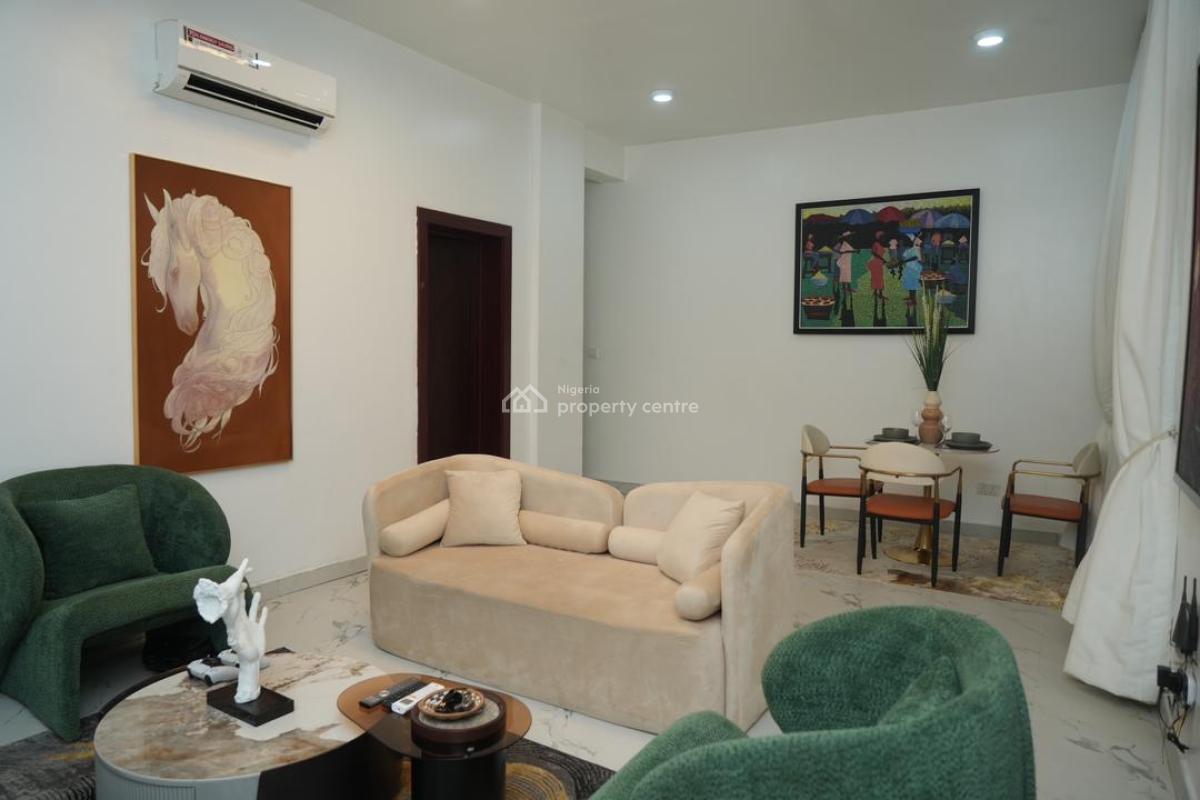 Luxury 2 Bedrooms Apartment with Ps5, Balcony and Elevator, Ikate, Lekki, Lagos, Flat / Apartment Short Let