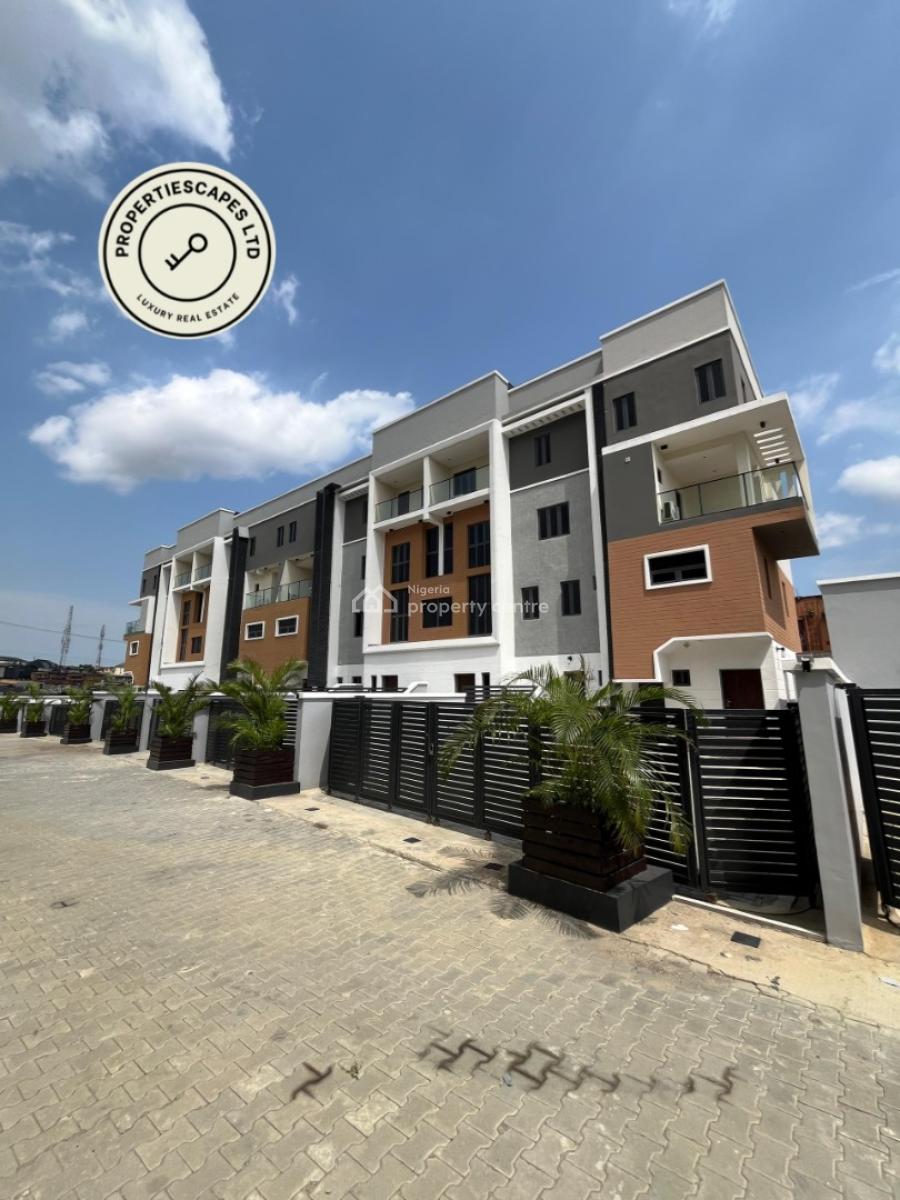 Magnificently-built 4-bedroom Maisonette with Self Compound and a Bq, Opebi, Ikeja, Lagos, House for Sale
