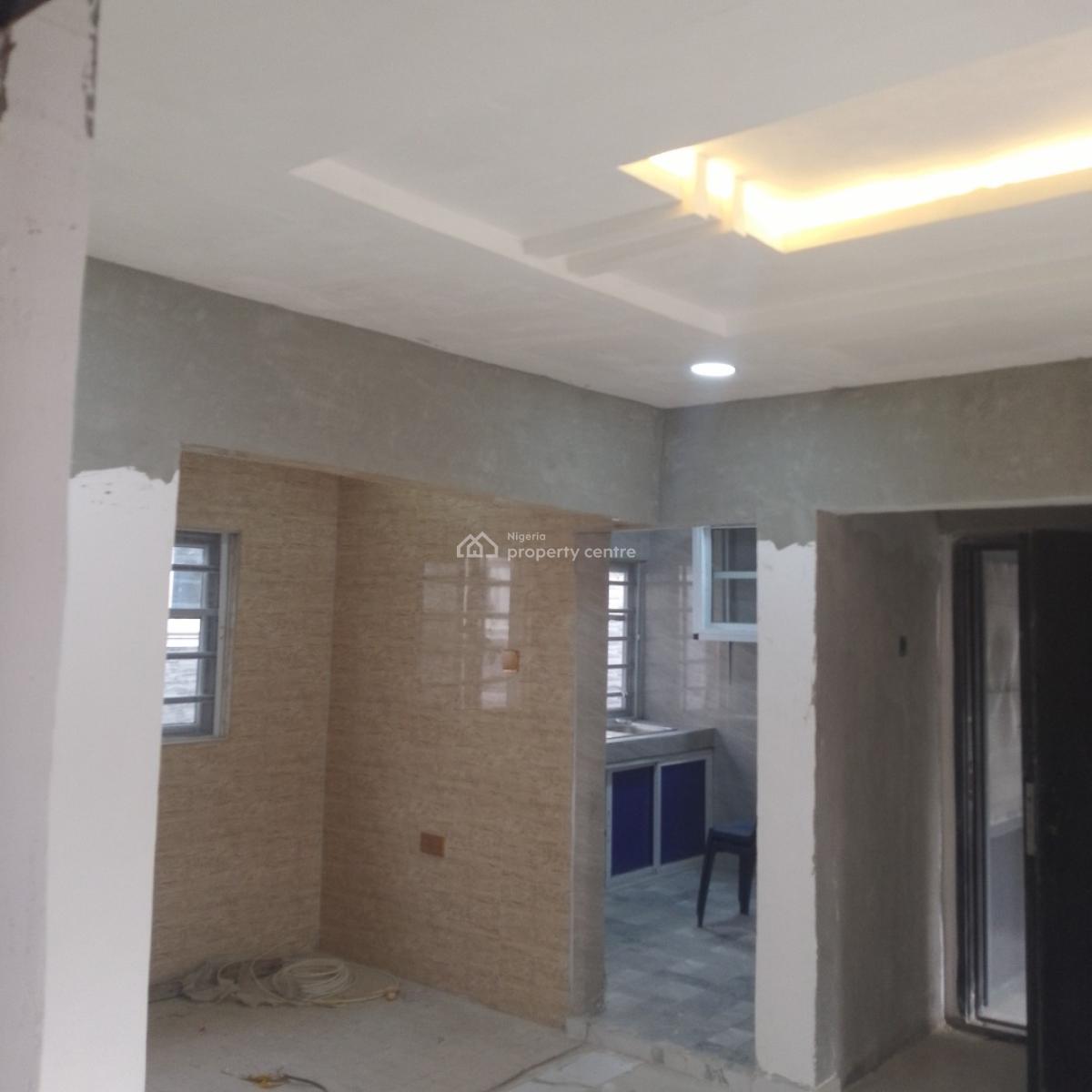 Standard 2bedroom Apartment Upstairs with Personal Meter in Estate, Sangotedo, Ajah, Lagos, Flat / Apartment for Rent