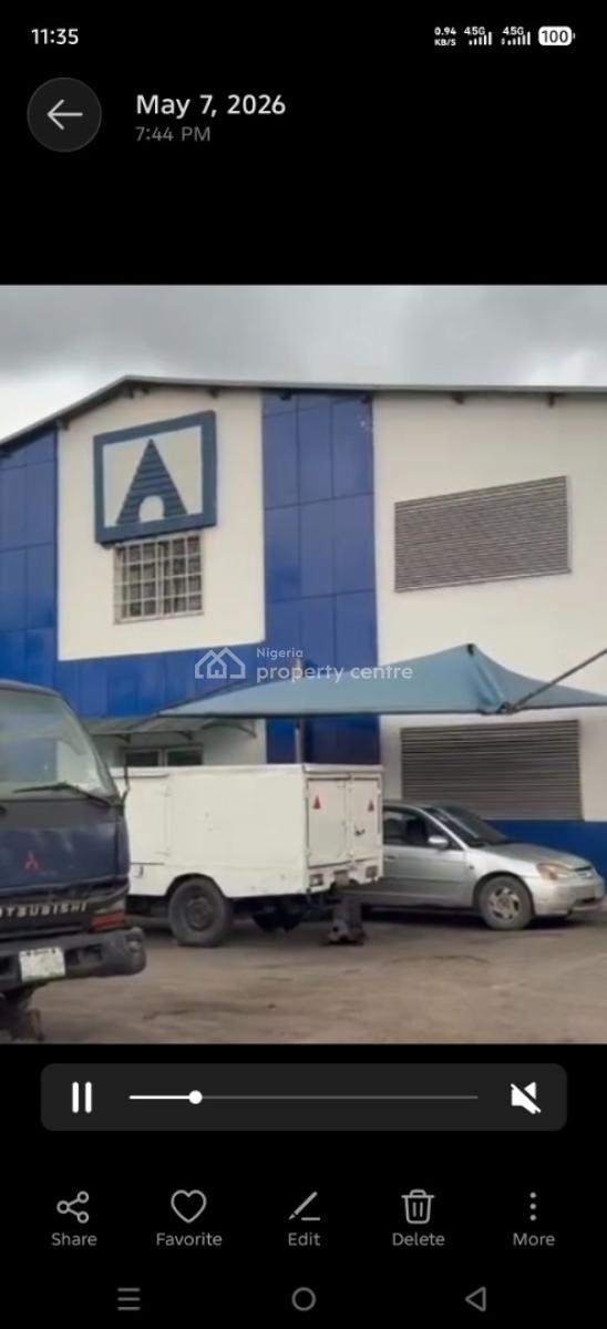 Commercial Property Measuring 4.2 Acres with Buildings, Iganmu, Lagos, Factory for Sale
