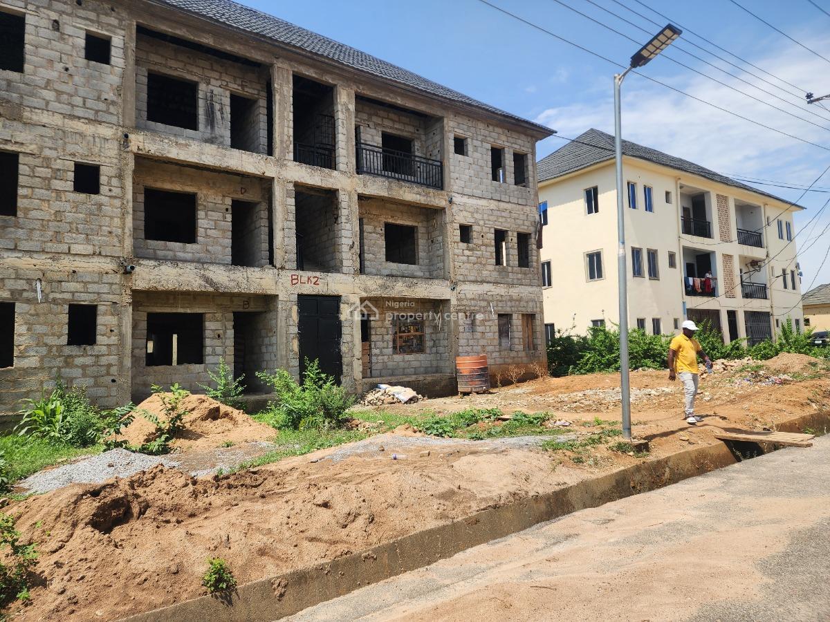 Well-located 3 Bedroom Apartment (semi-finished) at Efab Verizon Est, Efab Verizon Estate, Karsana, Abuja, Flat / Apartment for Sale