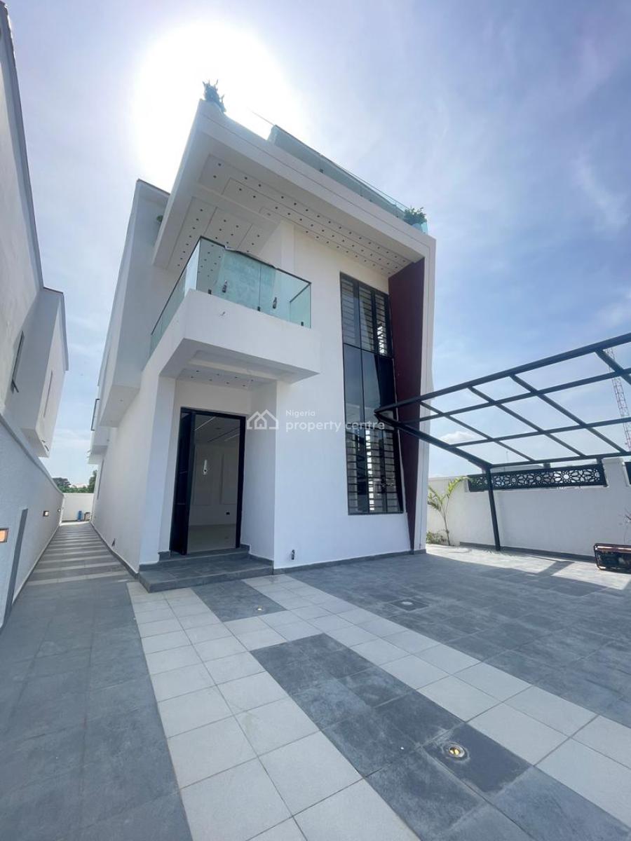 Exquisite 5 Bedroom Fully Detached Duplex +  Pool, Car Port & Bq, Sangotedo, Ajah, Lagos, Detached Duplex for Sale