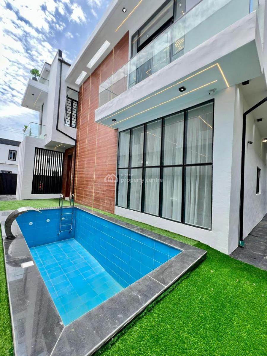Exotic 5 Bedroom Fully Detached Duplex with a Swimming Pool and Bq, Vgc, Lekki, Lagos, Detached Duplex for Sale