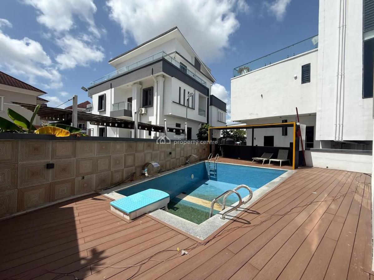 Exquisite 5 Bedroom Detached Duplex with  Bq, Pool, Cinema, Penthouse, Osapa, Lekki, Lagos, Detached Duplex for Sale