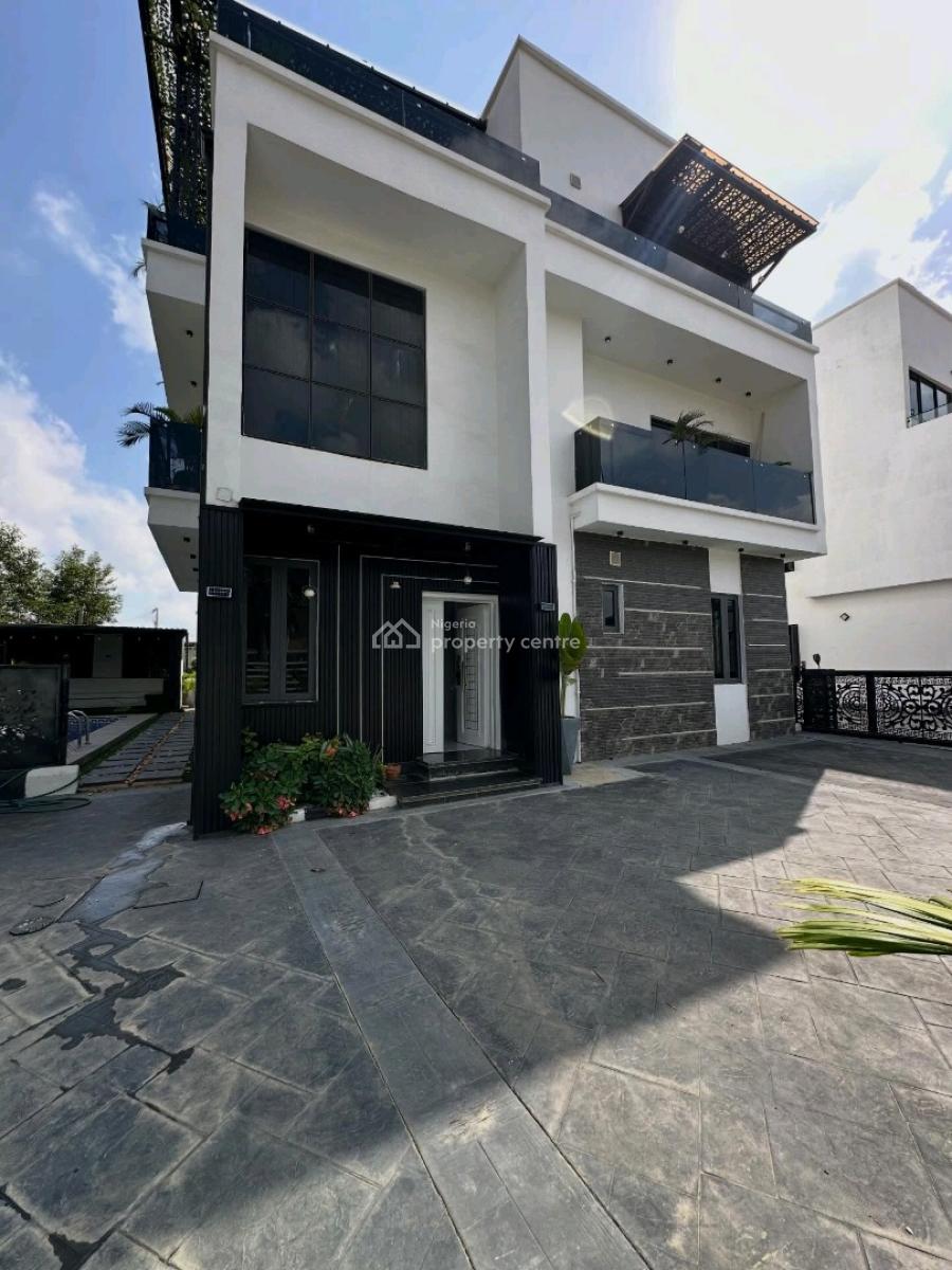 New 5 Bedroom Detached Duplex + Boys Quarters 3 Living Rooms Pop Finis, Kado, Abuja, House for Sale