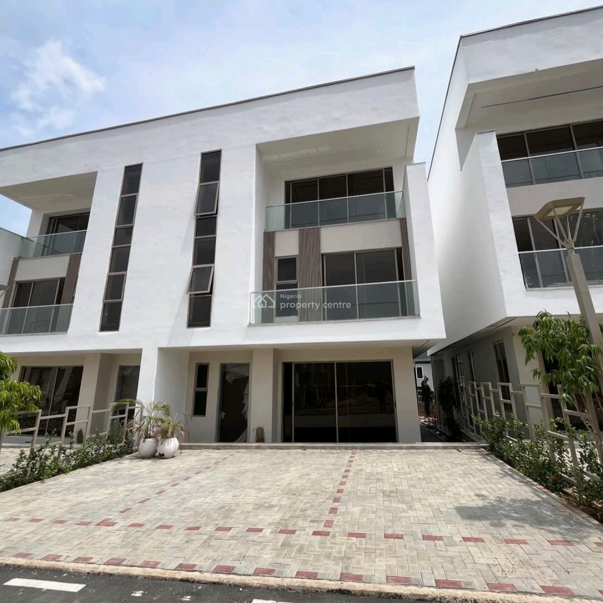 Newly Constructed 4 Bedrooms Semi Detached Duplex with 1 Room Boys Quarters, Guzape District, Abuja, House for Sale