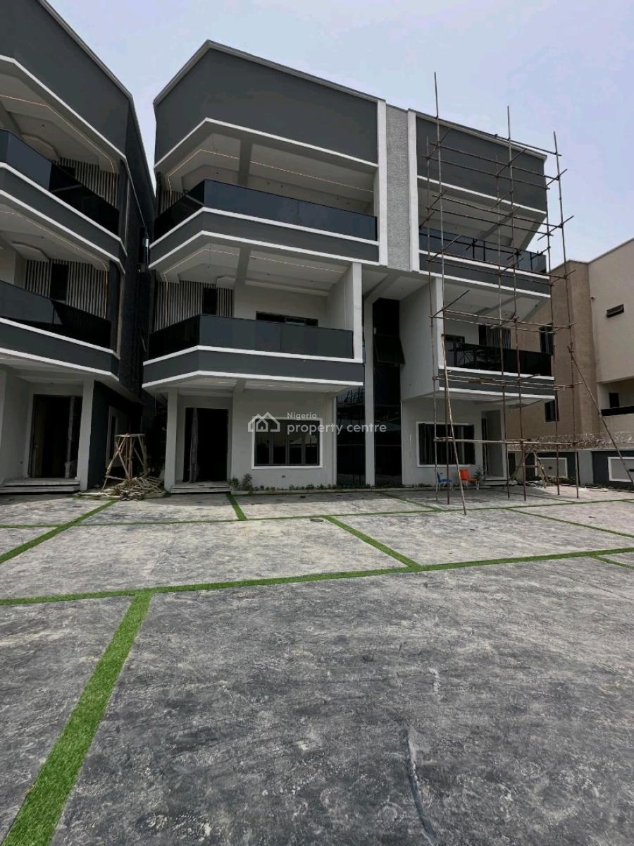 New 4 Bedroom Terrace Duplex + Boys Quarters 3 Living Rooms Pop Finish, Utako, Abuja, House for Sale