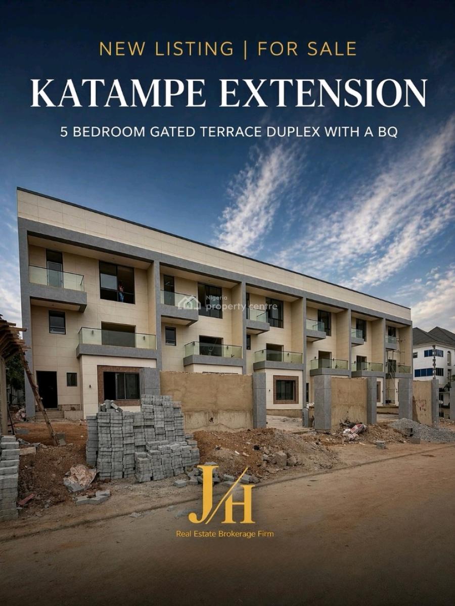 Now Available in The Highly Sought After Katampe Extension, This Newly, Katampe Extension, Katampe, Abuja, House for Sale