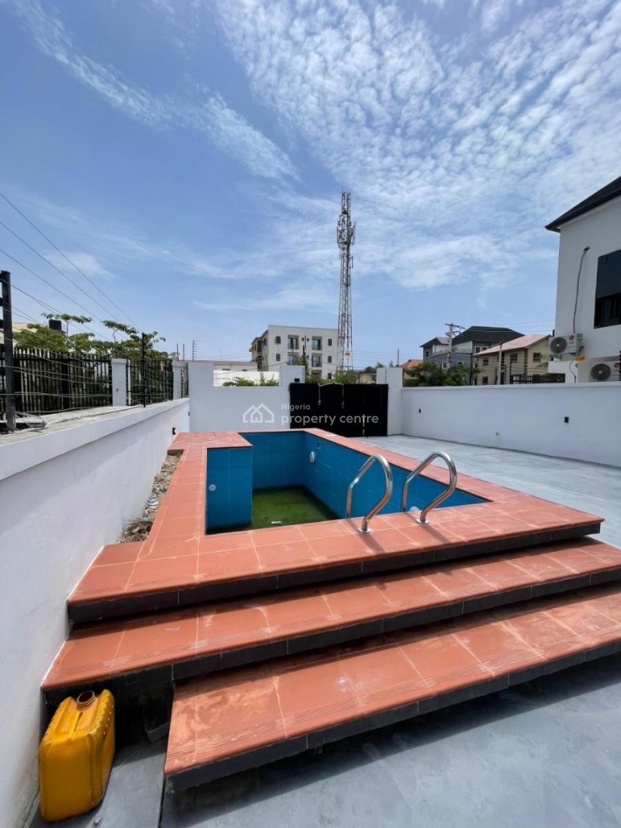 Exquisite 5bedroom Duplex with a Bq,pool,cinema with a Good Accessing, Chevron, Lekki, Lagos, Detached Duplex for Sale
