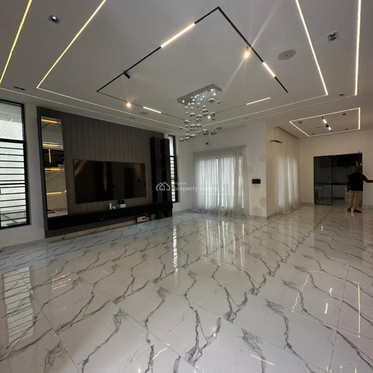 Luxurious and Fully Automated 5bedroom Duplex with a Bq,pool,cinema, Chevron Toll Gate, Lekki, Lagos, Detached Duplex for Sale