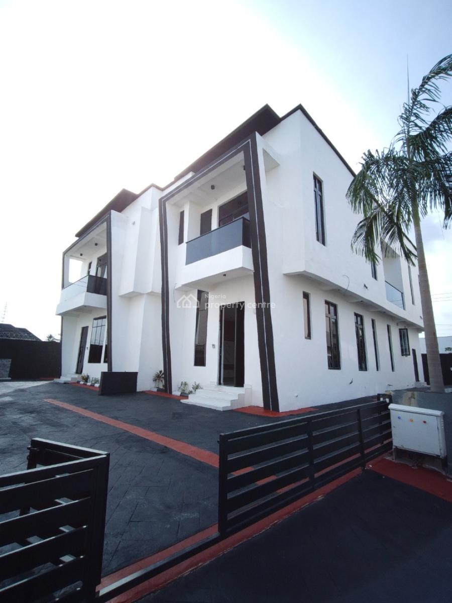 Smart Spacious Newly Built 4 Bedrooms Semi-detached Duplex with Bq, in 24/7 Power Supply Estate at Abraham Adesanya Axis Ajah Lagos., Ajah, Lagos, Semi-detached Duplex for Rent