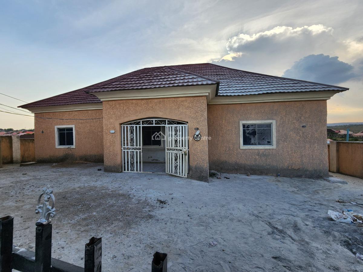 Newly Renovated and Very Spacious 4-bedroom Bungalow + Gatehouse, Cajaah Estate, Orozo, Abuja, Detached Bungalow for Rent