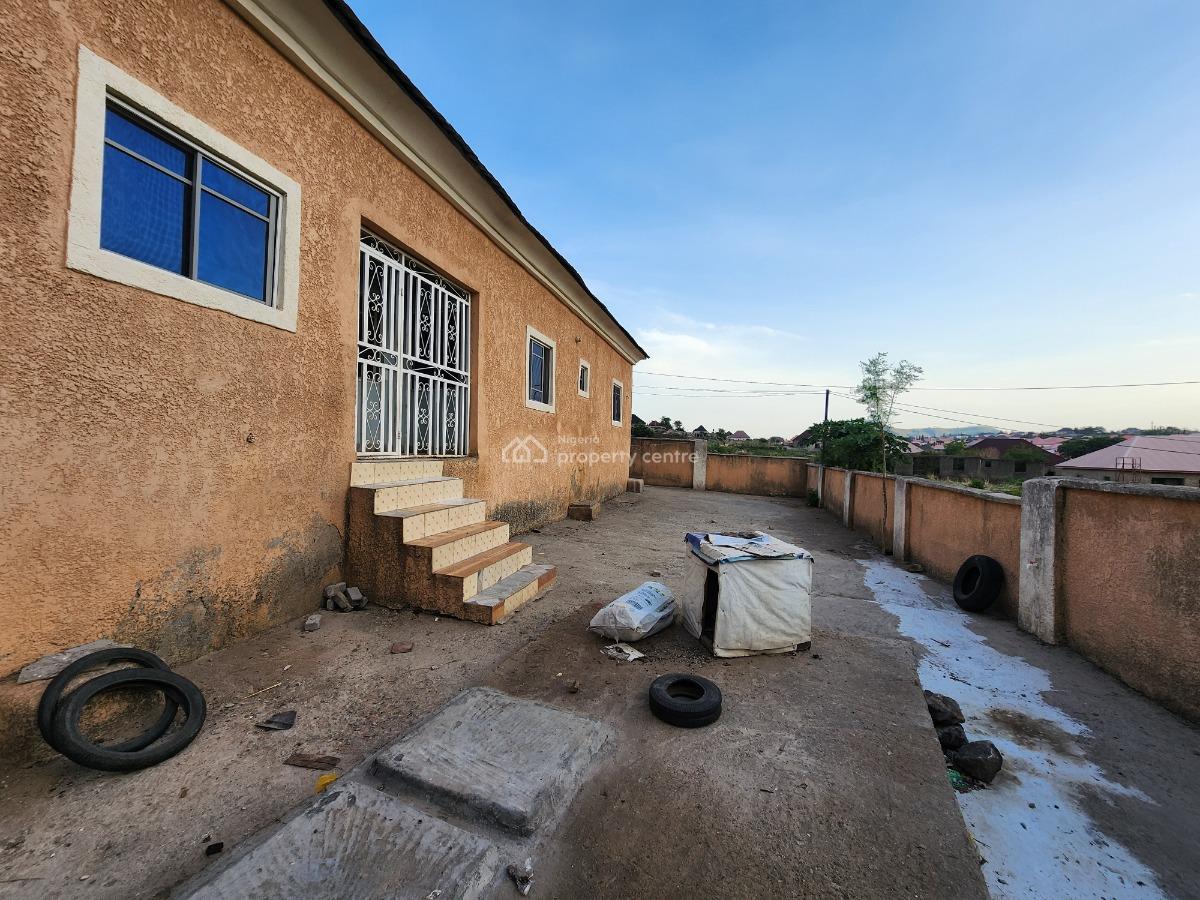 Newly Renovated and Very Spacious 4-bedroom Bungalow + Gatehouse, Cajaah Estate, Orozo, Abuja, Detached Bungalow for Rent