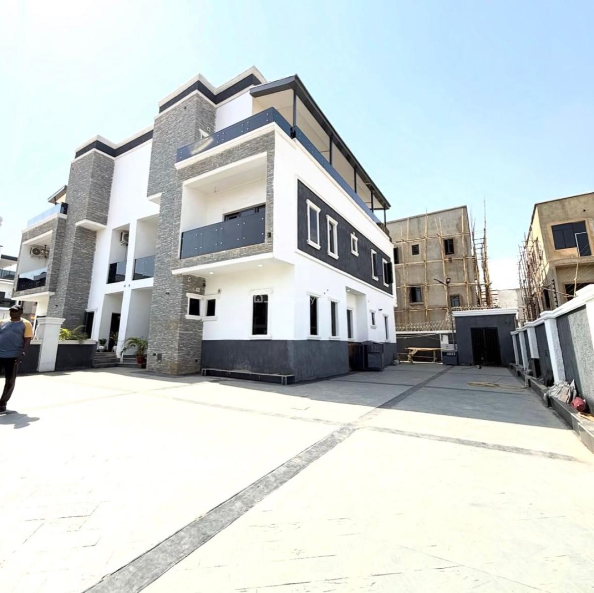 Newly Designed 5 Bedrooms Semi Detached Duplex,bq,study ,laundry, Life Camp, Abuja, Semi-detached Duplex for Sale