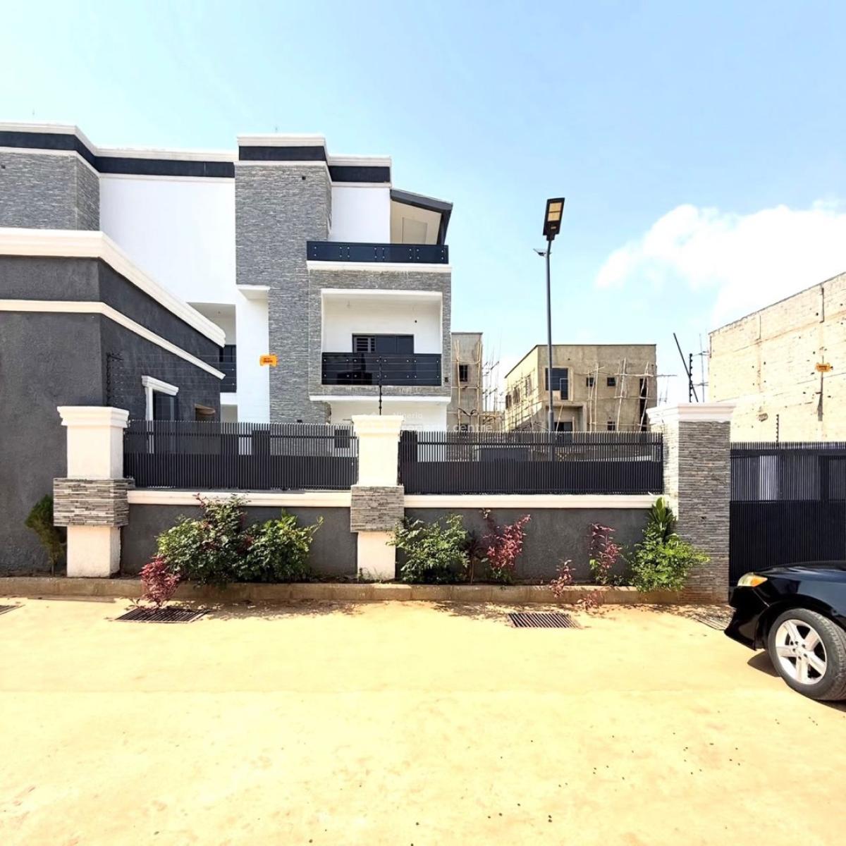 Newly Designed 5 Bedrooms Semi Detached Duplex,bq,study ,laundry, Life Camp, Abuja, Semi-detached Duplex for Sale