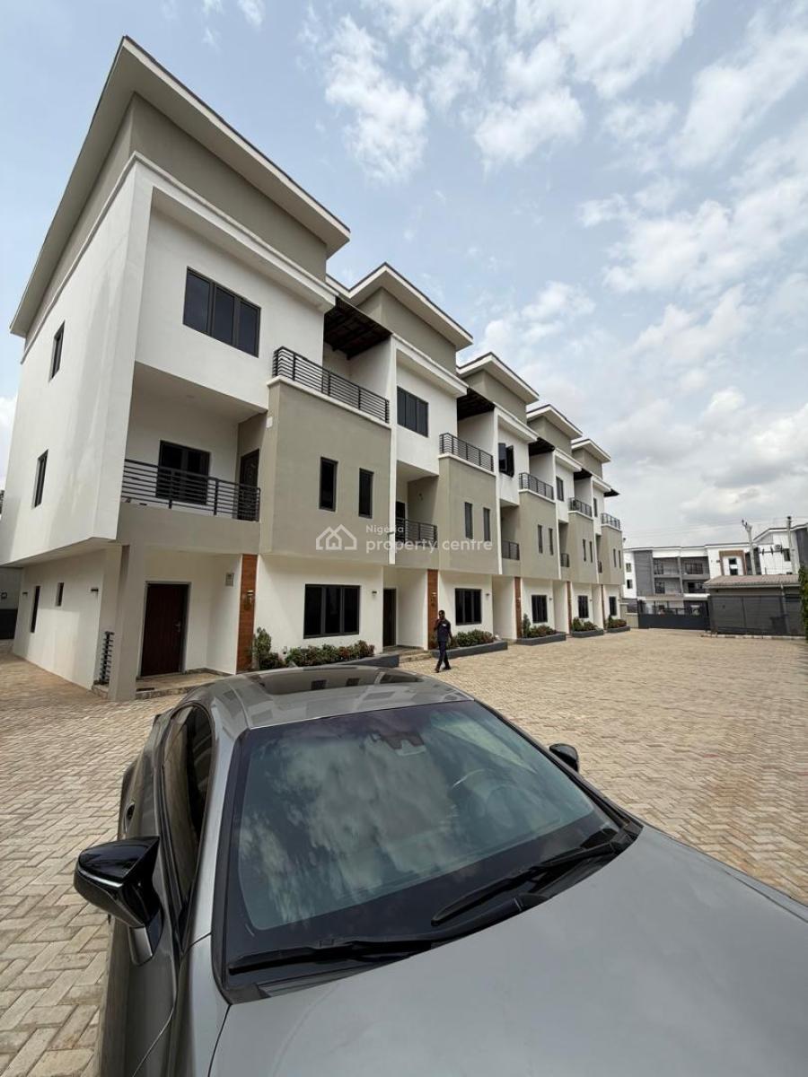 Brand New 4 Bedroom Spacious Terrace Duplex,bq, Serene Neighborhood, Jahi, Abuja, Terraced Duplex for Rent