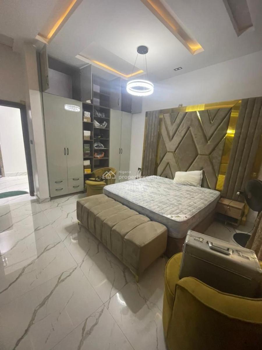 Executive 4-bedroom Duplex with Solar & Cctv, Ologolo, Lekki, Lagos, Flat / Apartment for Rent