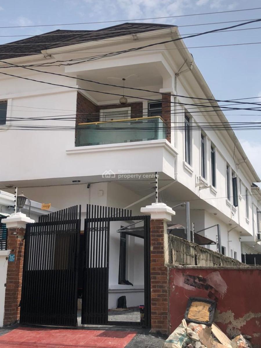 4 Bedroom Semi-detached Duplex with Bq, Osapa, Lekki, Lagos, Semi-detached Duplex for Rent