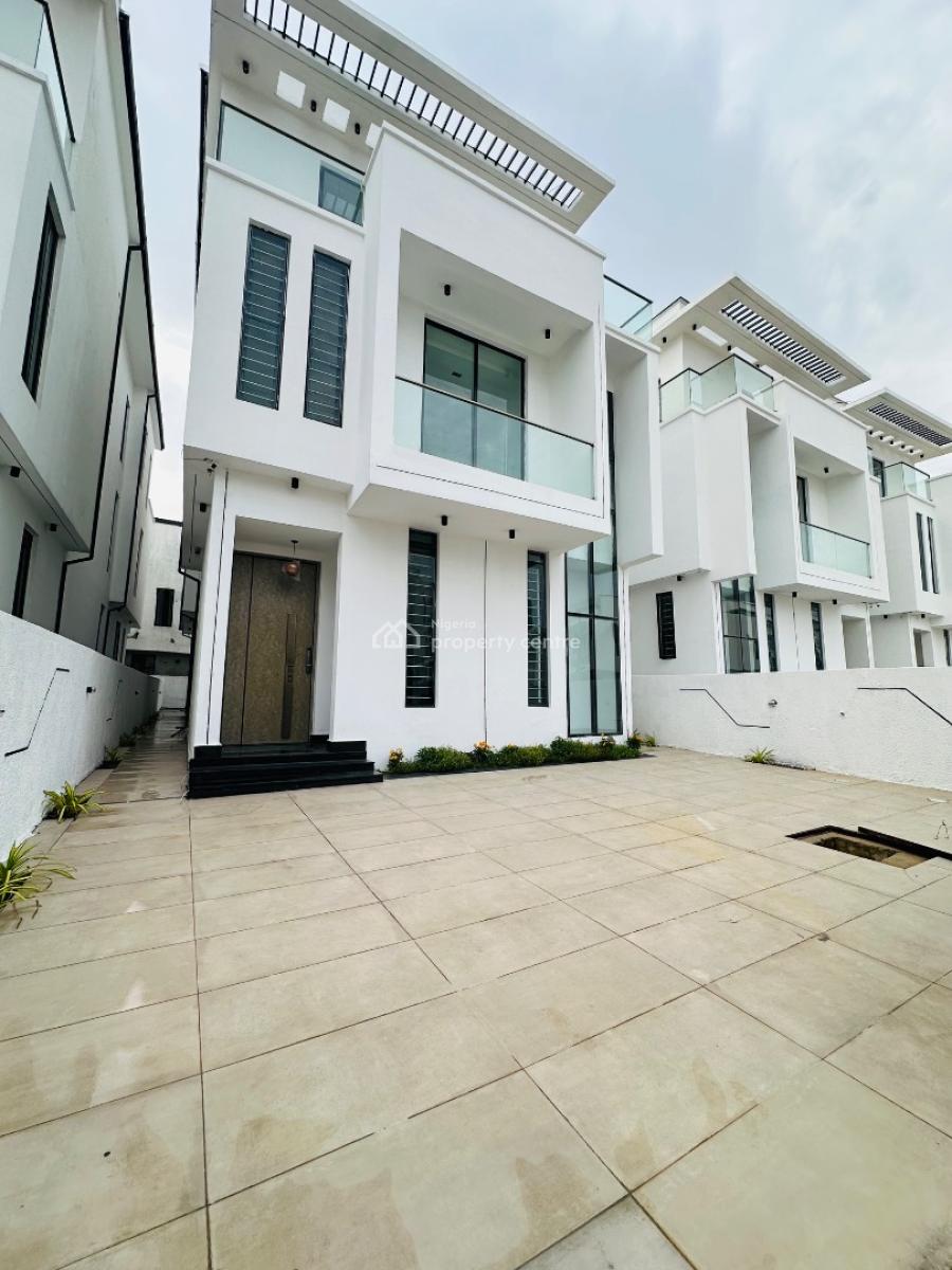 Brand New 5 Bedroom Detached Duplex with Bq, Pool & Cinema, Chevron, Lekki, Lagos, Detached Duplex for Sale