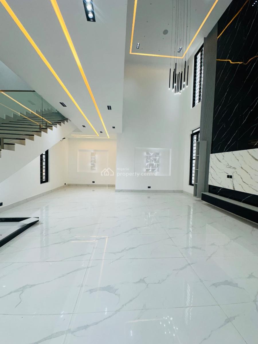 Brand New 5 Bedroom Detached Duplex with Bq, Pool & Cinema, Chevron, Lekki, Lagos, Detached Duplex for Sale