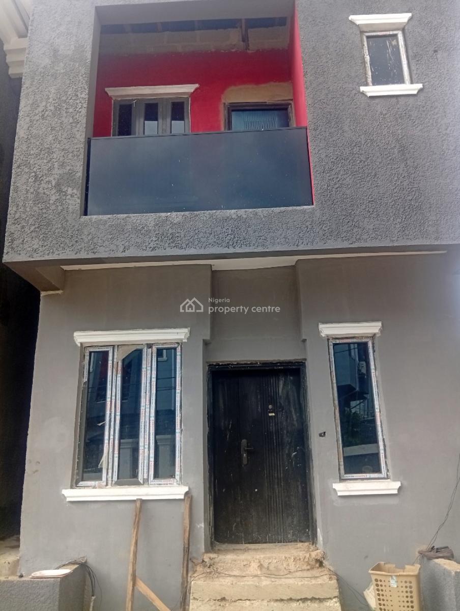 3 Bedrooms Terrace Duplex with Bq at Carcass Level, Ifako Gbagada Lagos, Ifako, Gbagada, Lagos, Terraced Duplex for Sale