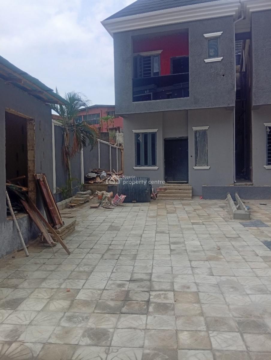 3 Bedrooms Terrace Duplex with Bq at Carcass Level, Ifako Gbagada Lagos, Ifako, Gbagada, Lagos, Terraced Duplex for Sale
