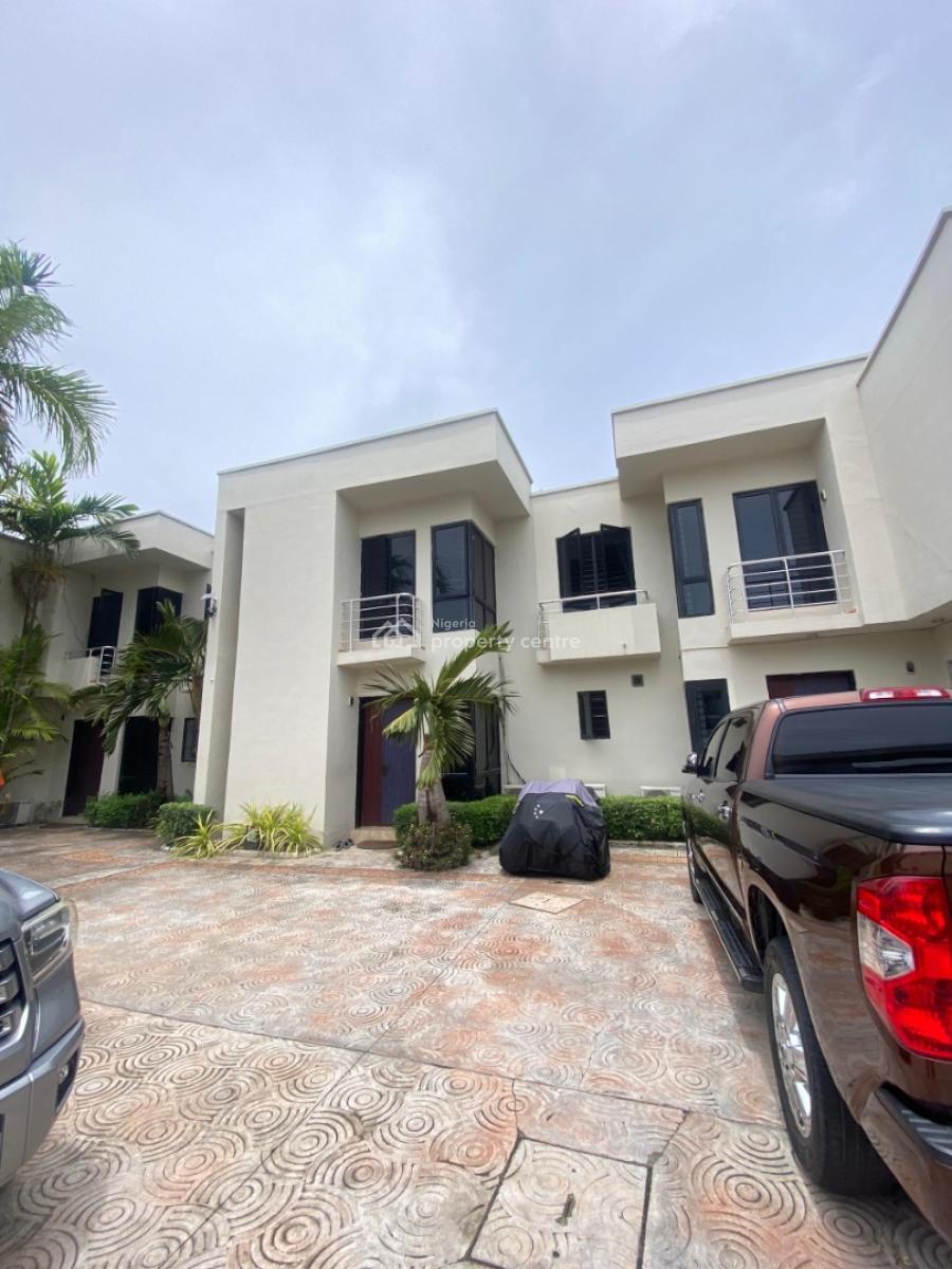 Fully Serviced 4 Bedroom Terrace Duplex with Swimming Pool & Gym, Banana Island, Ikoyi, Lagos, Detached Duplex for Rent