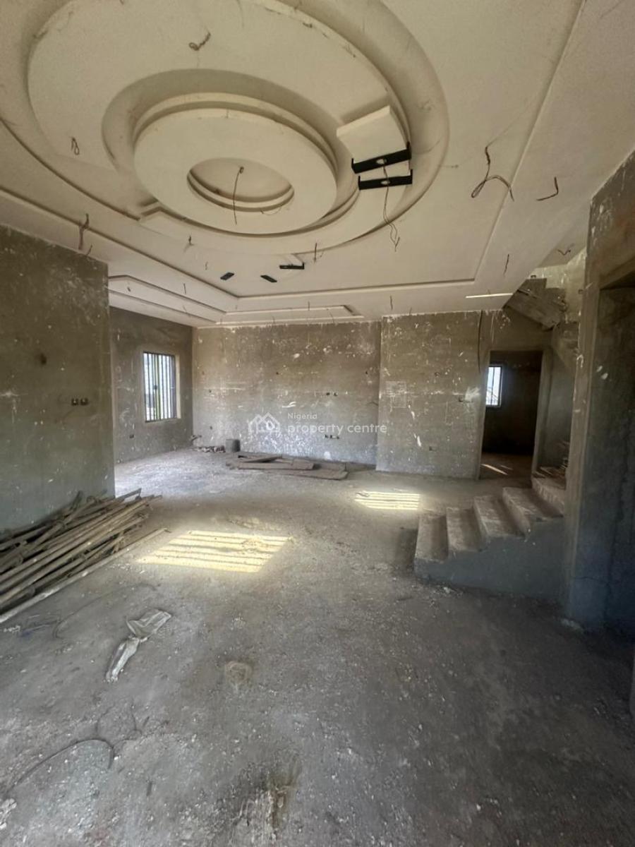 4 Bedroom Fully Detached Duplex at Advanced Carcass Level, Military Pension Board F01 Kubwa, Fo1 Layout, Kubwa, Abuja, Terraced Duplex for Sale