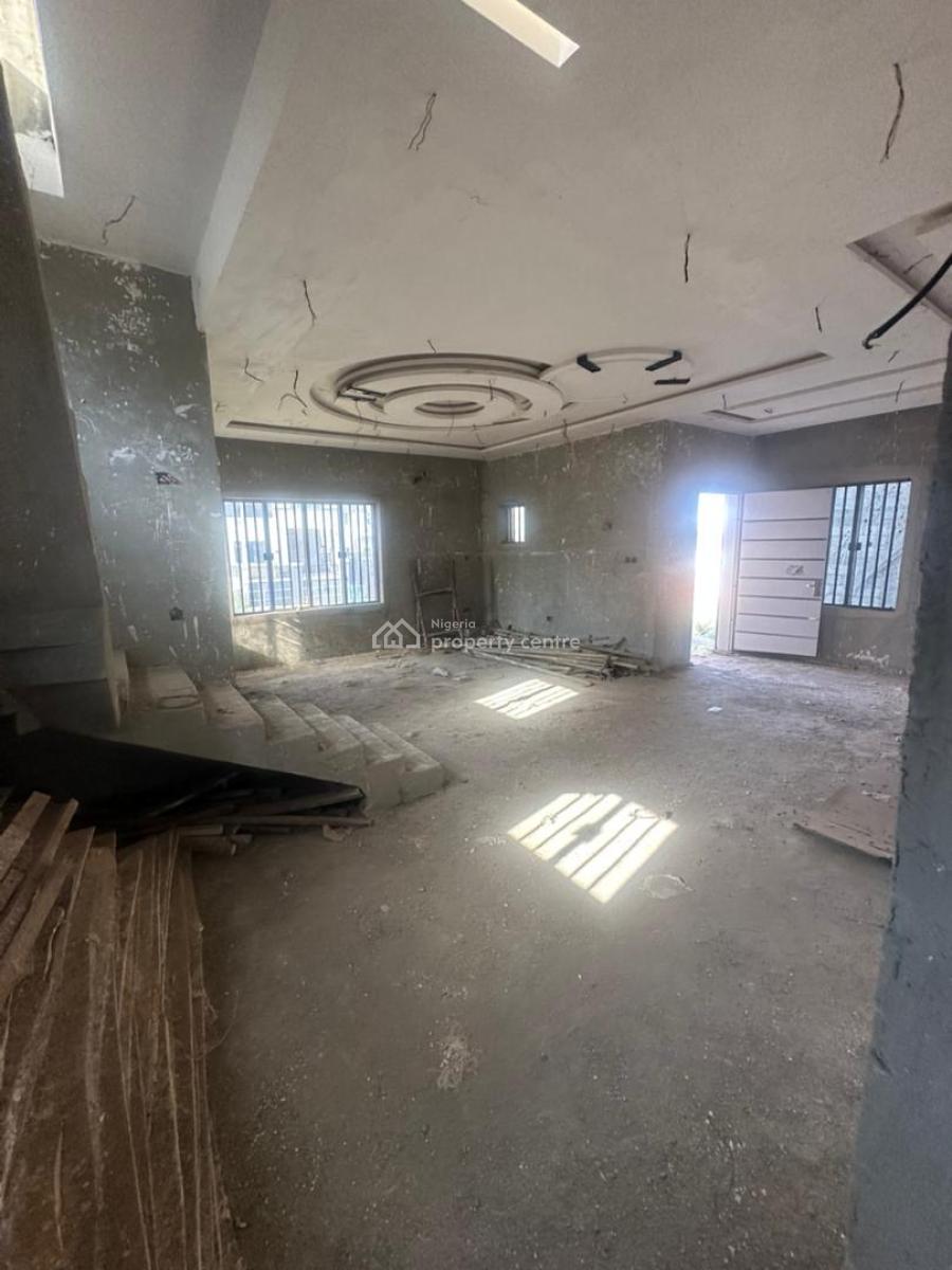 4 Bedroom Fully Detached Duplex at Advanced Carcass Level, Military Pension Board F01 Kubwa, Fo1 Layout, Kubwa, Abuja, Terraced Duplex for Sale
