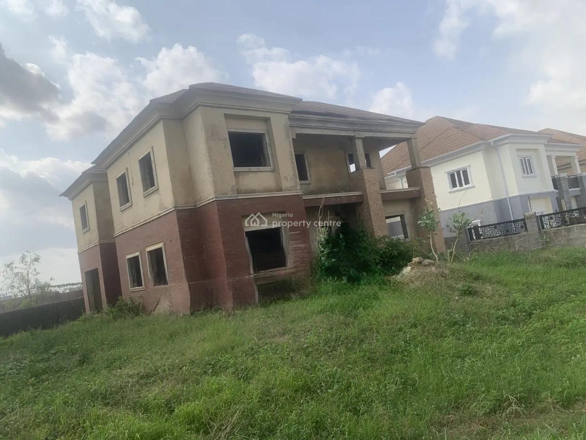 Luxury 5 Bedrooms Fully Detached Duplex Carcass with Excellent Facilities, Sabon Lugbe, Lugbe District, Abuja, Detached Duplex for Sale