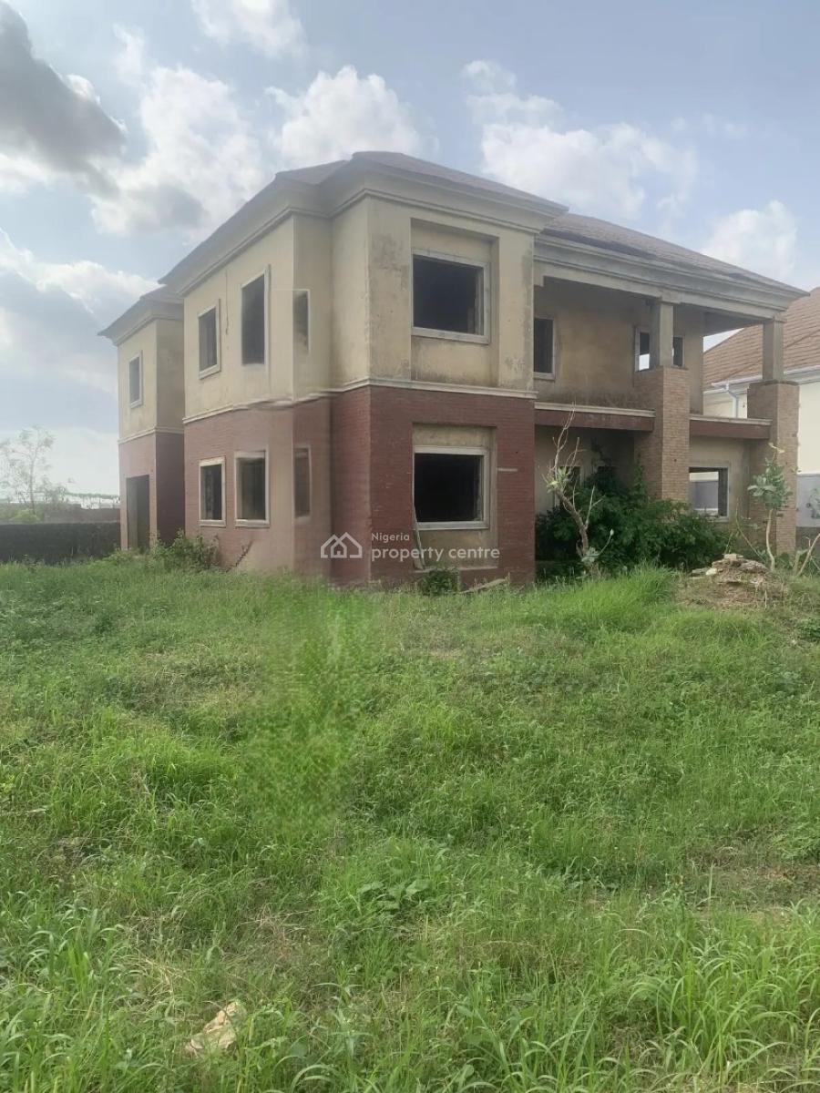 Luxury 5 Bedrooms Fully Detached Duplex Carcass with Excellent Facilities, Sabon Lugbe, Lugbe District, Abuja, Detached Duplex for Sale