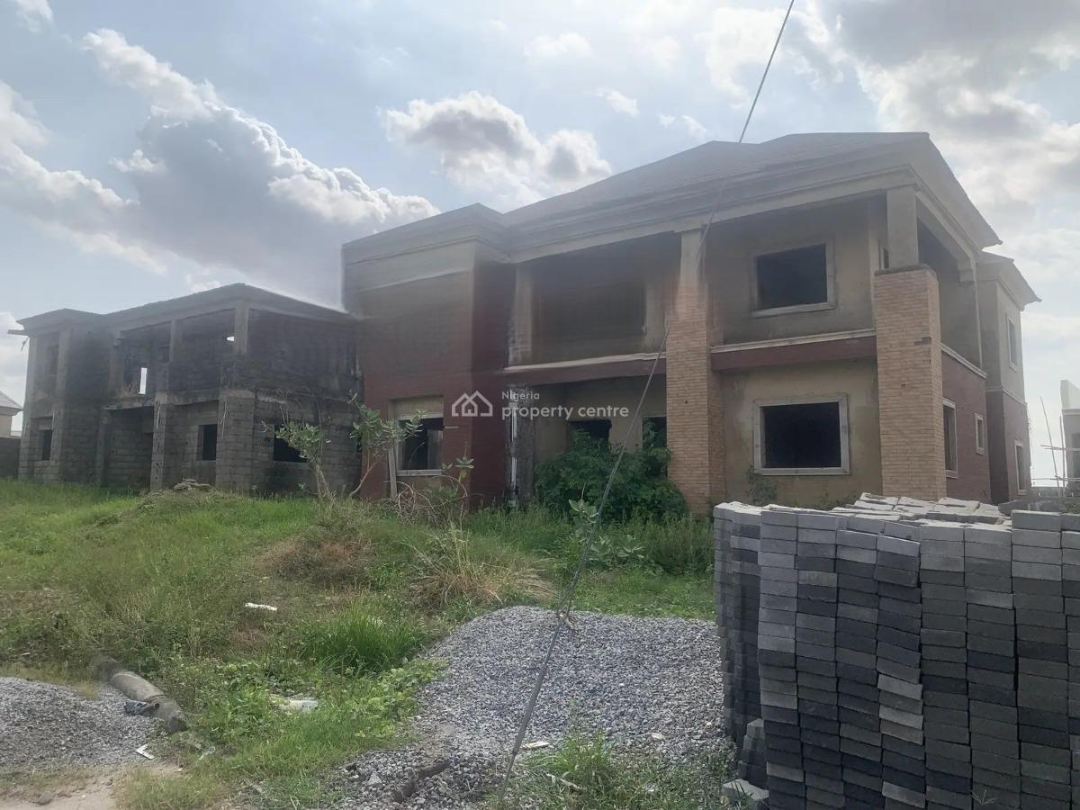 Luxury 5 Bedrooms Fully Detached Duplex Carcass with Excellent Facilities, Sabon Lugbe, Lugbe District, Abuja, Detached Duplex for Sale