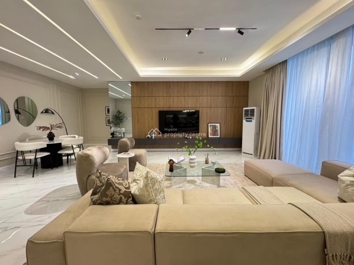 2 Bedroom Apartment with Movable Tv, Ps5, Bathtub and Balcony, Lekki Phase 1, Lekki, Lagos, Flat / Apartment Short Let