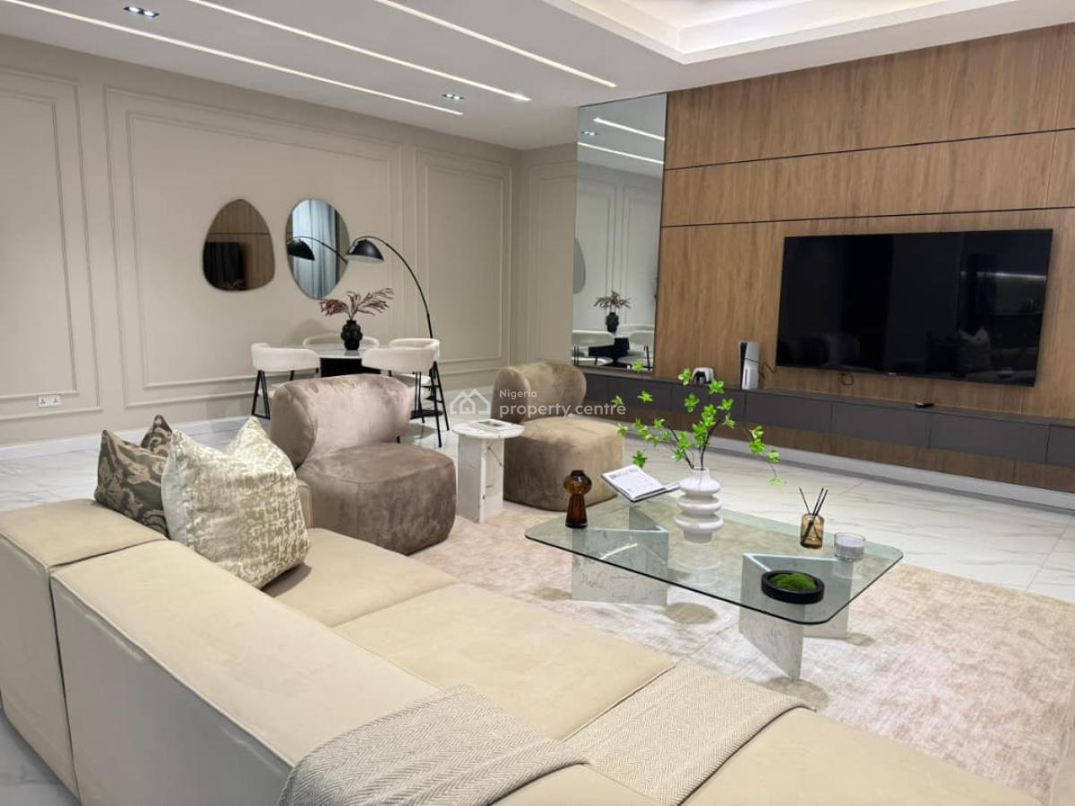 2 Bedroom Apartment with Movable Tv, Ps5, Bathtub and Balcony, Lekki Phase 1, Lekki, Lagos, Flat / Apartment Short Let
