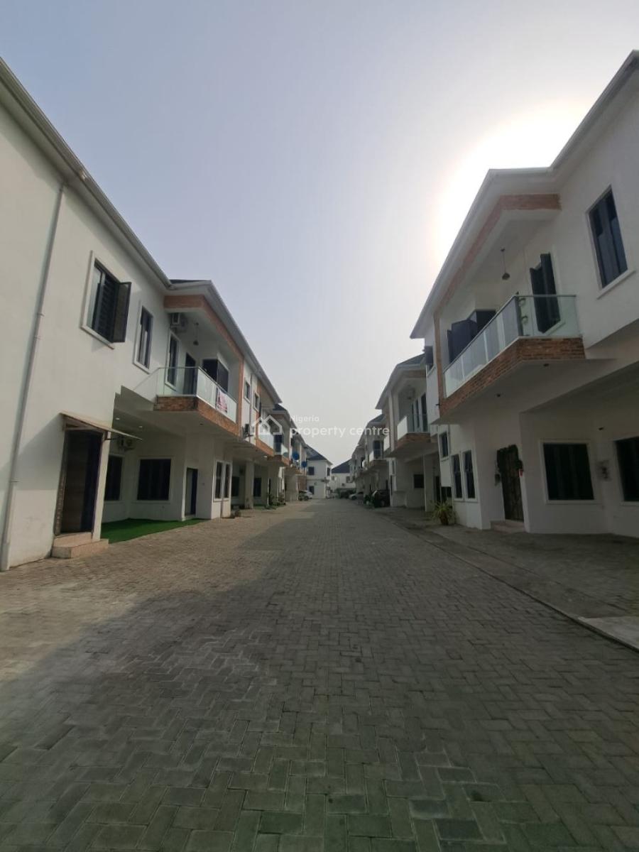 Fully Serviced 4 Bedroom Terrace Duplex + Swimming Pool, Ikota Vgc, Ikota, Lekki, Lagos, Terraced Duplex for Rent
