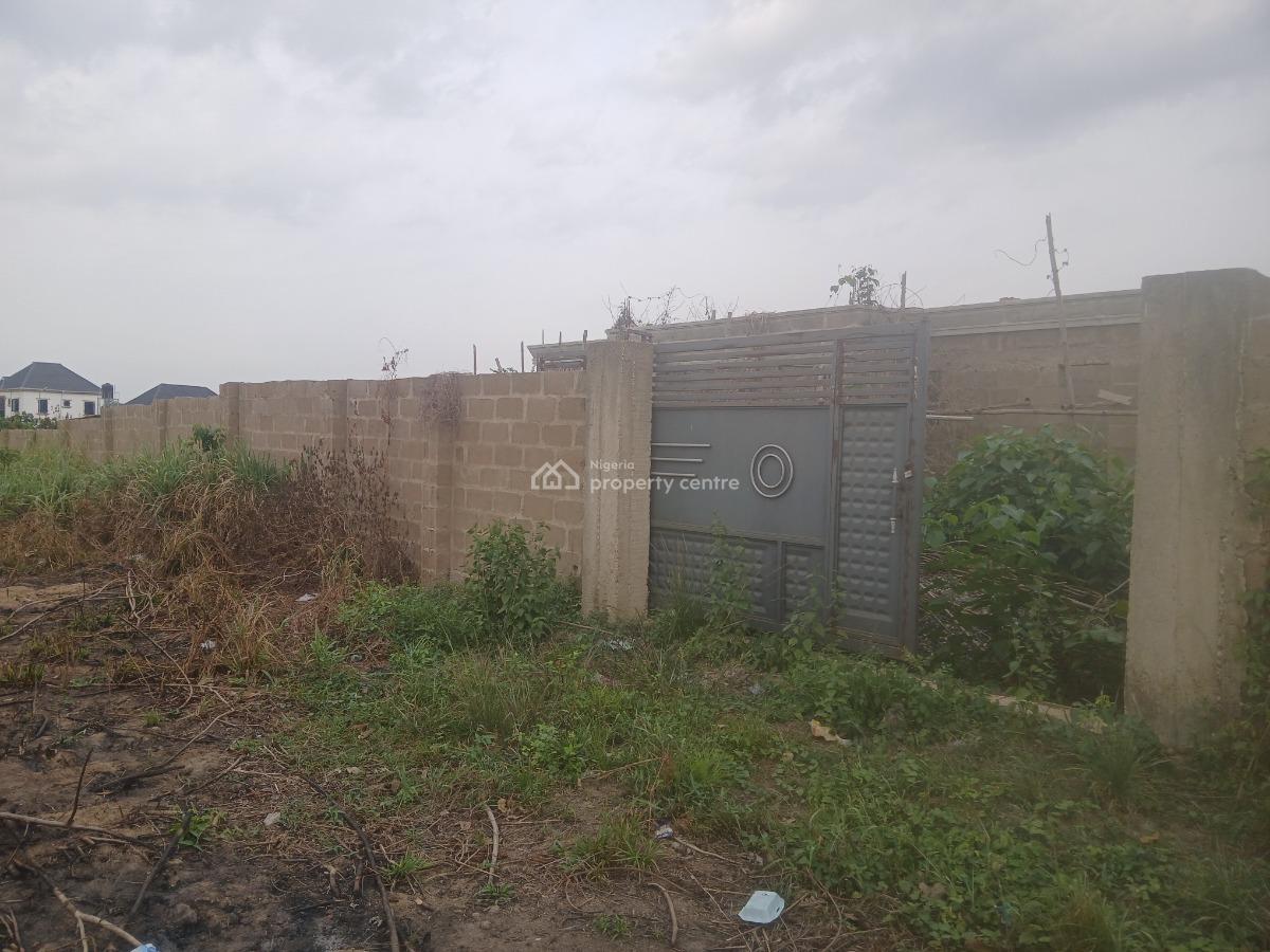 Half Plot of Land, Ofada Roundabout, Mowe Ofada, Ogun, Residential Land for Sale