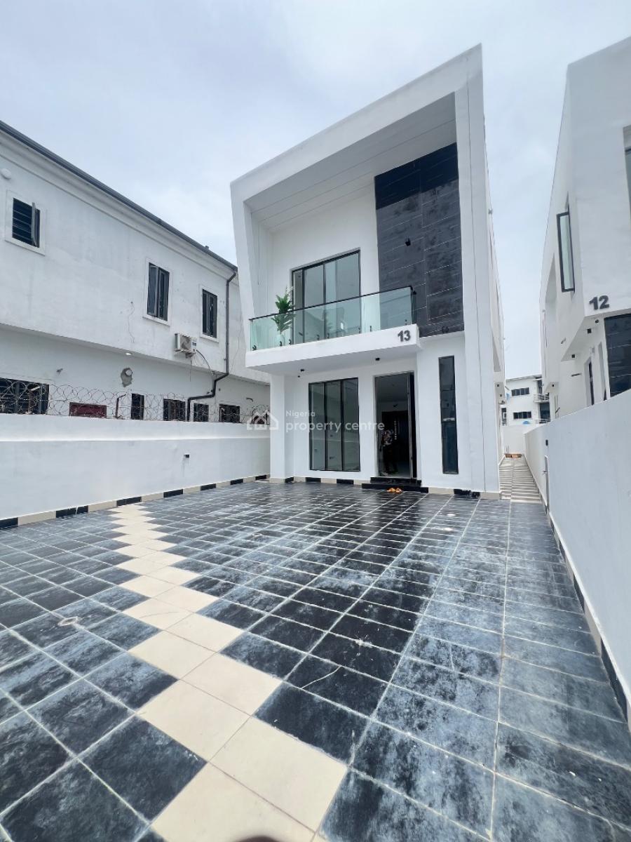 Five Bedroom Detached Duplex with Bq and Swimming Pool, Off Orchid Road Royal Pine, Lekki Phase 1, Lekki, Lagos, Detached Duplex for Sale