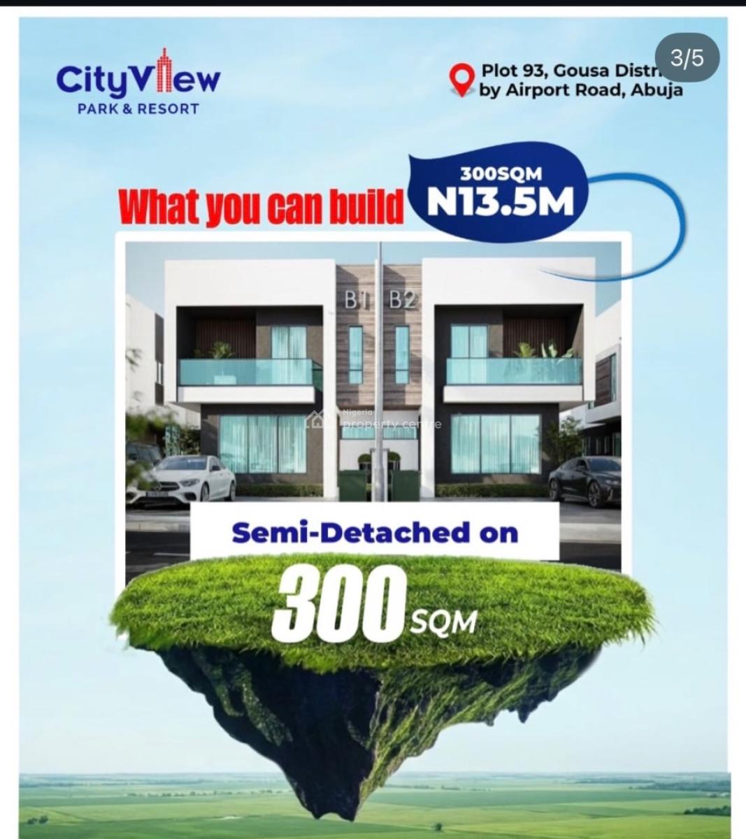 Residential & Commercial Plots with Fcda C of O, City View Park & Resort, Goza, Lugbe District, Abuja, Mixed-use Land for Sale