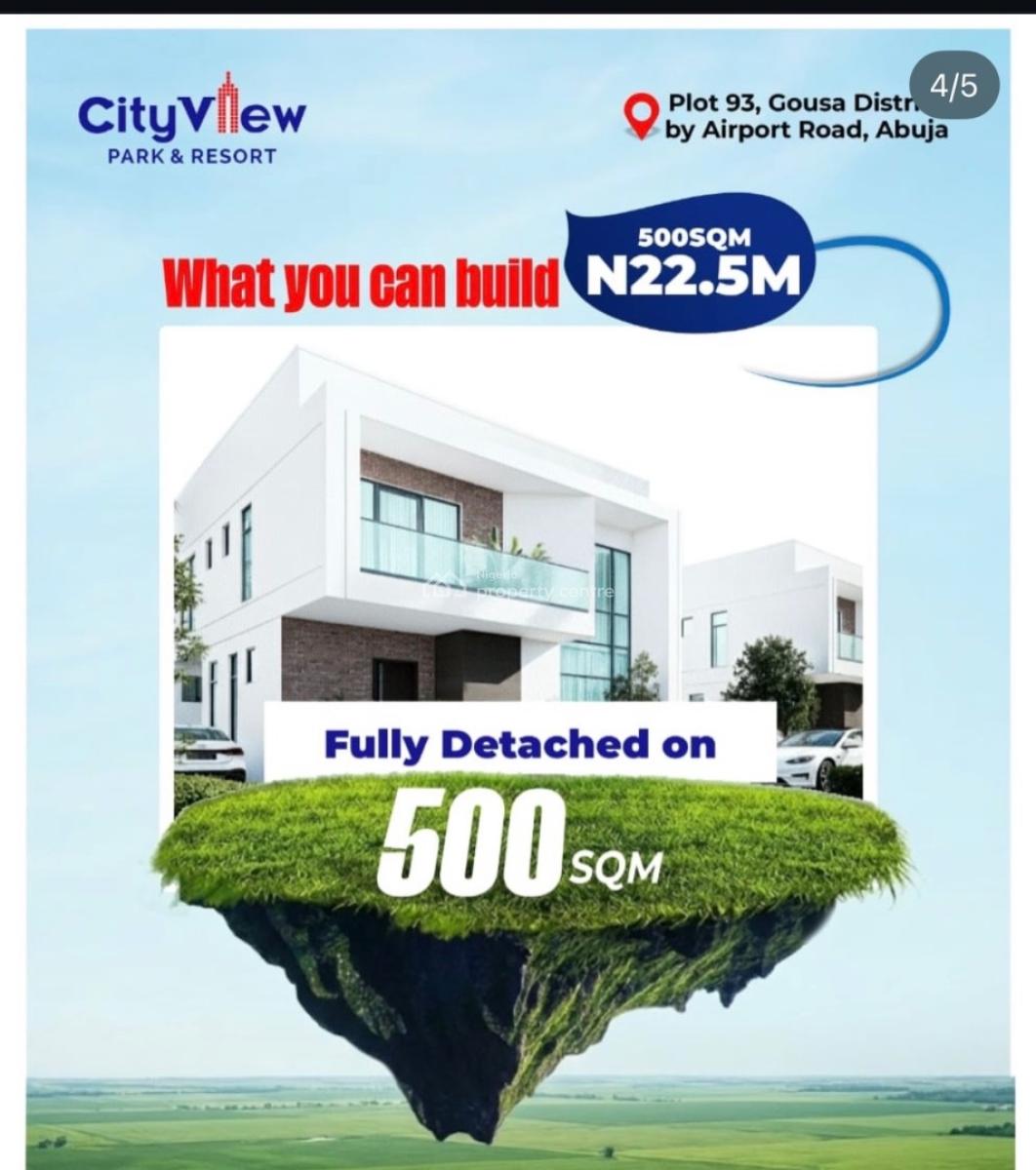 Residential & Commercial Plots with Fcda C of O, City View Park & Resort, Goza, Lugbe District, Abuja, Mixed-use Land for Sale