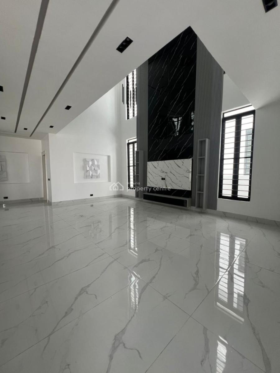 Elegant 5 Bedrooms Fully Detached Duplex + Pool & Bq in a Secured Estate, Chevron, Lekki, Lagos, Detached Duplex for Sale