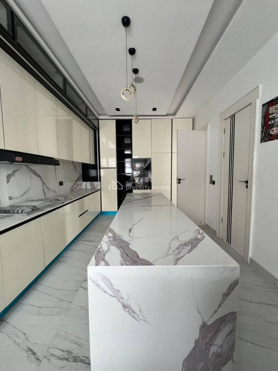 Elegant 5 Bedrooms Fully Detached Duplex + Pool & Bq in a Secured Estate, Chevron, Lekki, Lagos, Detached Duplex for Sale