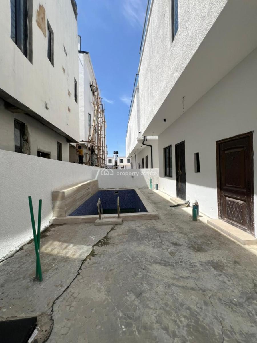 Elegant 5 Bedrooms Fully Detached Duplex + Pool & Bq in a Secured Estate, Chevron, Lekki, Lagos, Detached Duplex for Sale